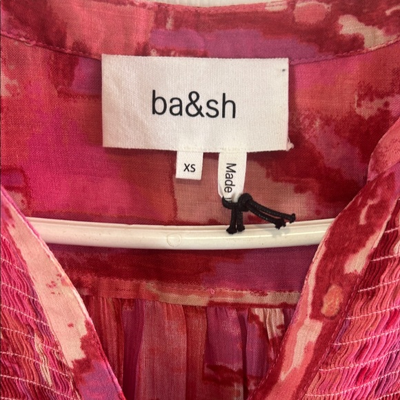 ba&sh Teodor Blouse in the color Rose - Picture 6 of 8